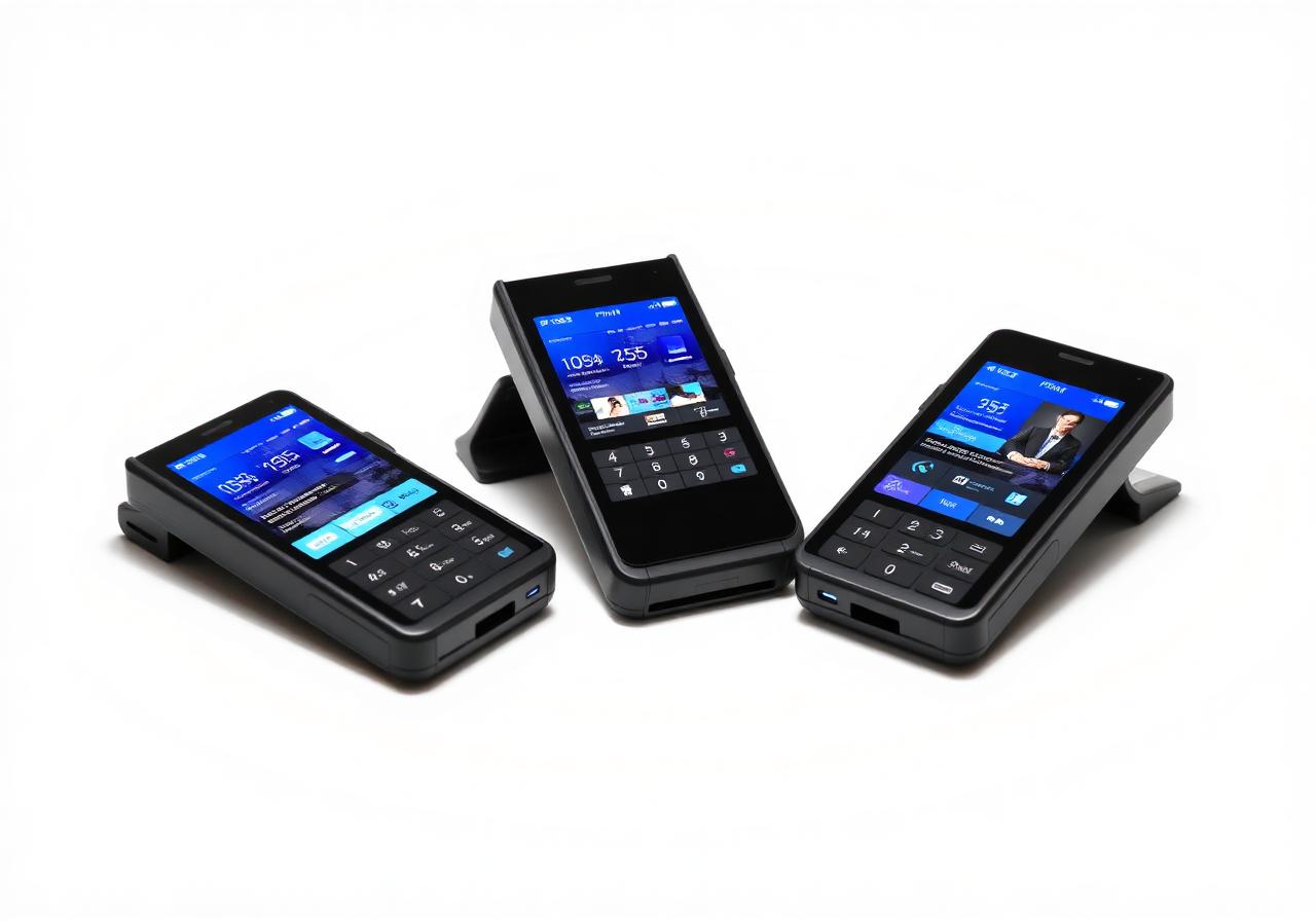 Máquinas Smart POS rodando o sistema TICPASS